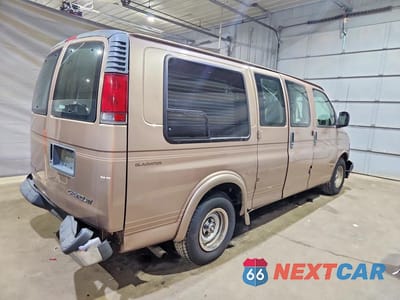 Trzecie zdjęcie samochodu z tyłu: 2001 CHEVROLET EXPRESS G1500 VIN:1GBFG15W411130422 - miniatura