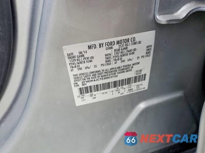 Zdjęcie 13 z 13 samochodu: 2014 FORD EDGE SEL VIN:2FMDK4JC7EBB03722 - miniatura