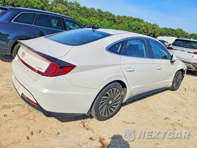 Trzecie zdjęcie samochodu z tyłu: 2022 HYUNDAI SONATA HYBRID SEL VIN:KMHL34JJ6NA043841 - miniatura