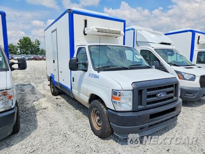 Czwarte zdjęcie samochodu z boku: 2024 FORD E350 REFRIGERATED BOX TRUCK VIN:1FDWE3FN6RDD00658 - miniatura