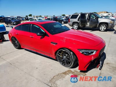 Czwarte zdjęcie samochodu z boku: 2019 MERCEDES-BENZ AMG GT 63 VIN:WDD7X8JBXKA001782 - miniatura