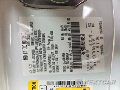 Zdjęcie 12 z 12 samochodu: 2021 FORD MUSTANG VIN:1FA6P8TH1M5104551 - miniatura