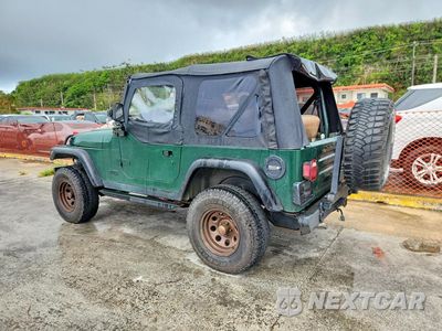 Drugie zdjęcie samochodu z przodu: 2000 JEEP WRANGLER / TJ SPORT VIN:1J4FA49S6YP724694 - miniatura