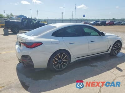 Trzecie zdjęcie samochodu z tyłu: 2022 BMW I4 EDRIVE 40 VIN:WBY73AW05NFN16537 - miniatura