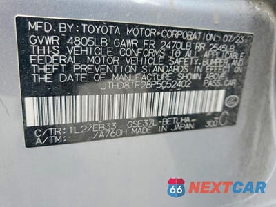 Zdjęcie 13 z 13 samochodu: 2023 LEXUS IS 300 VIN:JTHD81F28P5052402 - miniatura