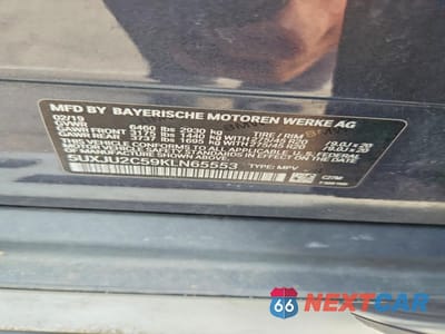 Zdjęcie 13 z 13 samochodu: 2019 BMW X5 XDRIVE50I VIN:5UXJU2C59KLN65553 - miniatura