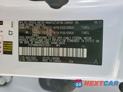 Zdjęcie 12 z 12 samochodu: 2022 LEXUS RX 450H F SPORT VIN:2T2YGMDAXNC075001 - miniatura