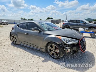 Czwarte zdjęcie samochodu z boku: 2014 HYUNDAI VELOSTER TURBO VIN:KMHTC6AE1EU210071 - miniatura