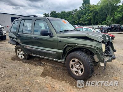 Czwarte zdjęcie samochodu z boku: 2007 JEEP LIBERTY SPORT VIN:1J4GK48K27W505061 - miniatura
