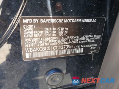 Zdjęcie 12 z 12 samochodu: 2012 BMW 750 LXI VIN:WBAKC8C51CC437396 - miniatura