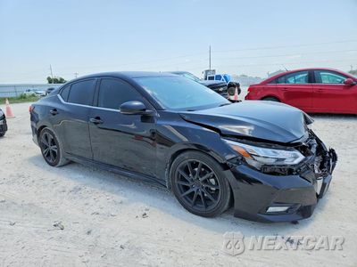 Czwarte zdjęcie samochodu z boku: 2021 NISSAN SENTRA SR VIN:3N1AB8DV1MY223178 - miniatura