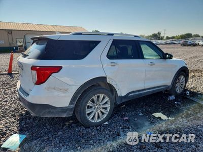 Trzecie zdjęcie samochodu z tyłu: 2020 FORD EXPLORER LIMITED VIN:1FMSK8FH5LGA24851 - miniatura