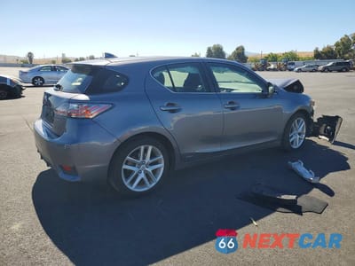 Trzecie zdjęcie samochodu z tyłu: 2014 LEXUS CT 200 VIN:JTHKD5BH3E2178993 - miniatura