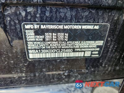 Zdjęcie 13 z 13 samochodu: 2023 BMW M550XI VIN:WBA13BK0XPCL25460 - miniatura