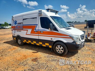 Czwarte zdjęcie samochodu z boku: 2017 MERCEDES-BENZ SPRINTER 2500 AMBULANCE VIN:WDAPE7CDXHP384382 - miniatura
