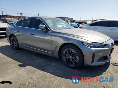 Czwarte zdjęcie samochodu z boku: 2023 BMW I4 EDRIVE 40 VIN:WBY73AW0XPFP19846 - miniatura