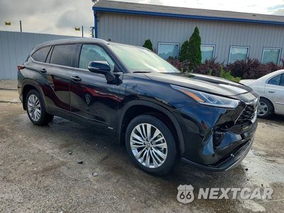 Czwarte zdjęcie samochodu z boku: 2026 TOYOTA HIGHLANDER HYBRID PLATINUM VIN:5TDEBRCH0TS708840 - miniatura