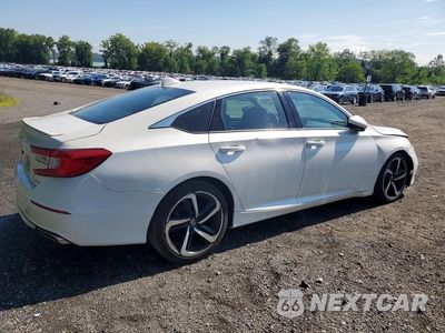 Trzecie zdjęcie samochodu z tyłu: 2018 HONDA ACCORD SPORT VIN:1HGCV1F36JA038562 - miniatura