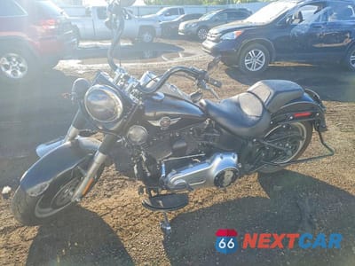 Trzecie zdjęcie samochodu z tyłu: 2012 HARLEY-DAVIDSON FLSTFB FATBOY LO VIN:1HD1JNV18CB020357 - miniatura