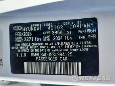 Zdjęcie 12 z 12 samochodu: 2025 HYUNDAI ELANTRA SEL VIN:KMHLS4DG5SU994125 - miniatura