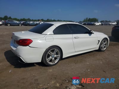 Trzecie zdjęcie samochodu z tyłu: 2018 BMW 430I VIN:WBA4Z1C54JEC60541 - miniatura