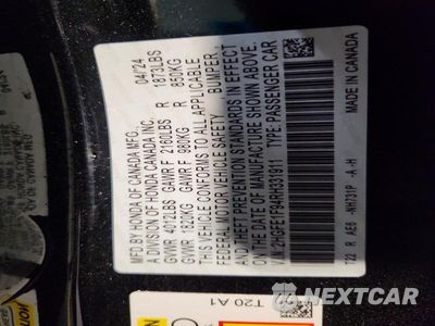 Zdjęcie 12 z 12 samochodu: 2024 HONDA CIVIC TOURING VIN:2HGFE1F94RH331911 - miniatura