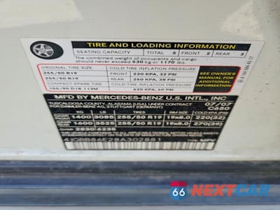 Zdjęcie 13 z 13 samochodu: 2008 MERCEDES-BENZ ML 350 VIN:4JGBB86E28A302881 - miniatura