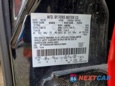 Zdjęcie 13 z 13 samochodu: 2008 FORD F350 SUPER DUTY VIN:1FTWW33R18EA31860 - miniatura
