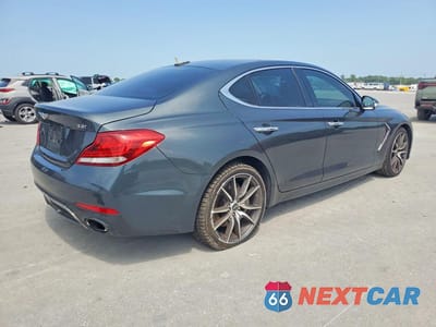 Trzecie zdjęcie samochodu z tyłu: 2019 GENESIS G70 3.3T DESIGN EDITION VIN:KMTG34LEXKU021780 - miniatura