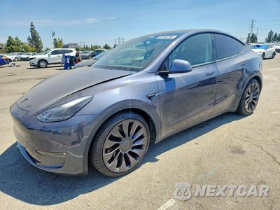 2021 TESLA MODEL Y 5YJYGDEF7MF124616 - główne zdjęcie licytacji z USA - miniatura