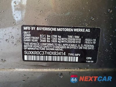 Zdjęcie 13 z 13 samochodu: 2017 BMW X5 XDRIVE35I VIN:5UXKR0C37H0X83414 - miniatura