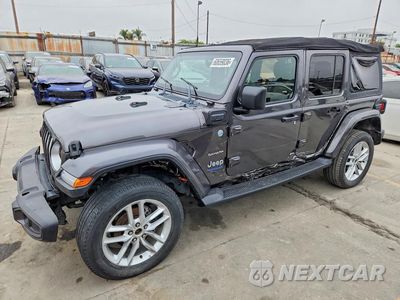 2021 JEEP WRANGLER UNLIMITED SAHARA 4XE 1C4JJXP65MW749934 - główne zdjęcie licytacji z USA - miniatura