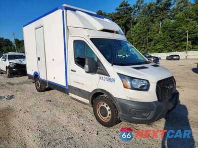 Czwarte zdjęcie samochodu z boku: 2022 FORD TRANSIT T-350 DELIVERY TRUCK VIN:1FDBW5Z87NKA01554 - miniatura