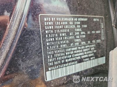 Zdjęcie 13 z 13 samochodu: 2017 VOLKSWAGEN TIGUAN S VIN:WVGAV7AX8HK000432 - miniatura