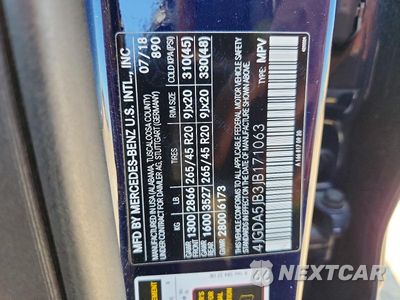 Zdjęcie 12 z 12 samochodu: 2018 MERCEDES-BENZ GLE 350 VIN:4JGDA5JB3JB171063 - miniatura