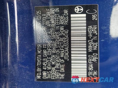 Zdjęcie 12 z 12 samochodu: 2025 TOYOTA PRIUS LE VIN:JTDACAAU5S3054740 - miniatura