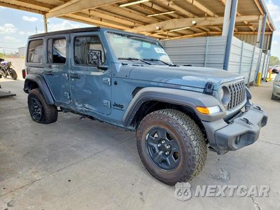 Czwarte zdjęcie samochodu z boku: 2025 JEEP WRANGLER SPORT VIN:1C4PJXDNXSW501990 - miniatura