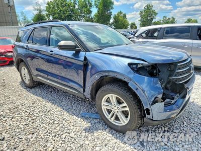 Czwarte zdjęcie samochodu z boku: 2020 FORD EXPLORER XLT VIN:1FMSK8DH9LGC44402 - miniatura