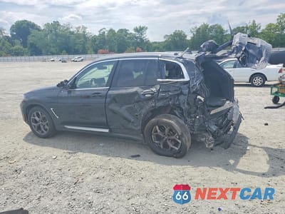 Drugie zdjęcie samochodu z przodu: 2022 BMW X3 SDRIVE30I VIN:5UX43DP02N9J97986 - miniatura