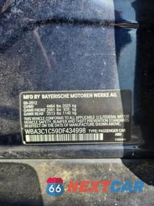 Zdjęcie 13 z 13 samochodu: 2013 BMW 328 I SULEV VIN:WBA3C1C59DF434998 - miniatura