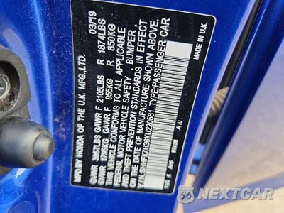 Zdjęcie 12 z 12 samochodu: 2019 HONDA CIVIC LX VIN:SHHFK7H36KU220581 - miniatura