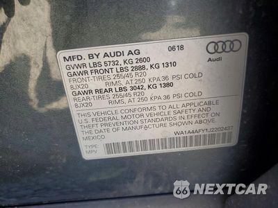 Zdjęcie 13 z 13 samochodu: 2018 AUDI SQ5 PREMIUM PLUS VIN:WA1A4AFY1J2202437 - miniatura