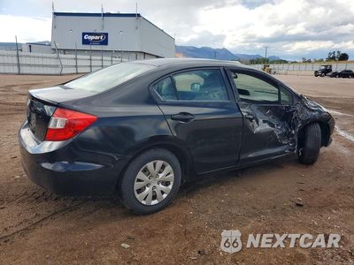Trzecie zdjęcie samochodu z tyłu: 2012 HONDA CIVIC LX VIN:2HGFB2F58CH558425 - miniatura