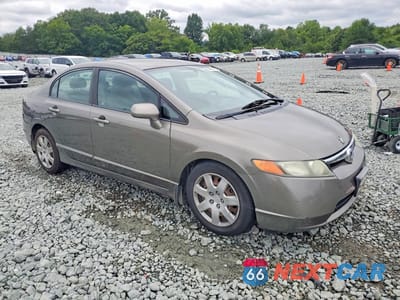 Czwarte zdjęcie samochodu z boku: 2008 HONDA CIVIC LX VIN:2HGFA16588H302807 - miniatura