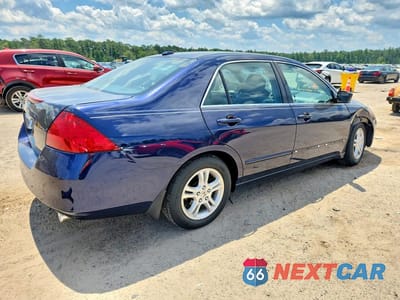 Trzecie zdjęcie samochodu z tyłu: 2007 HONDA ACCORD EX VIN:1HGCM56727A089403 - miniatura