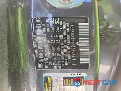 Zdjęcie 13 z 13 samochodu: 2020 KIA TELLURIDE S VIN:5XYP6DHC4LG057691 - miniatura