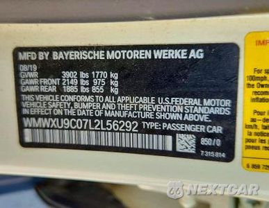 Zdjęcie 12 z 12 samochodu: 2020 MINI COOPER S VIN:WMWXU9C07L2L56292 - miniatura