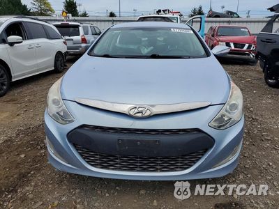 Piąte zdjęcie samochodu w środku: 2014 HYUNDAI SONATA HYBRID VIN:KMHEC4A46EA116645 - miniatura