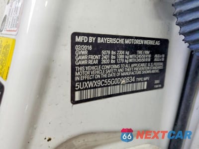 Zdjęcie 13 z 13 samochodu: 2016 BMW X3 XDRIVE28I VIN:5UXWX9C55G0D90834 - miniatura