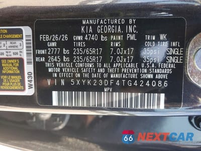 Zdjęcie 12 z 12 samochodu: 2026 KIA SPORTAGE LX VIN:5XYK23DF4TG424086 - miniatura